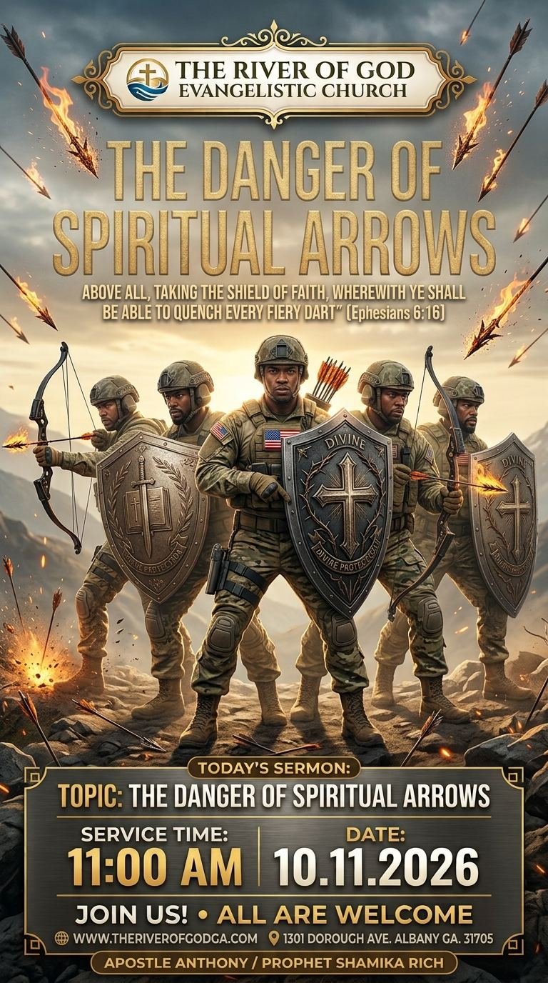 Sermon flyer: The Danger of Spiritual Arrows